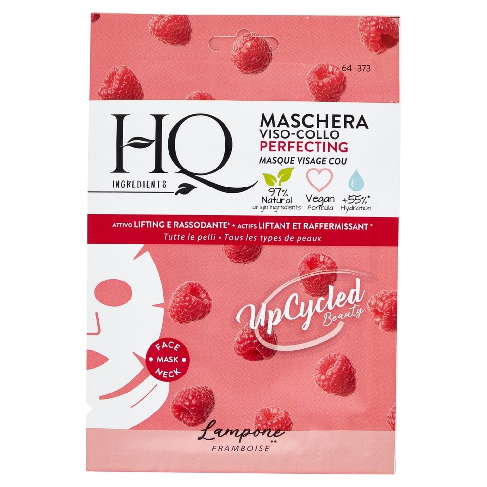 HQ Ingredients Maschera Viso-Collo Perfecting Lampone